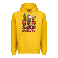 Lemon baking through the snow Premium Hoodie - Jasminsmagicworld