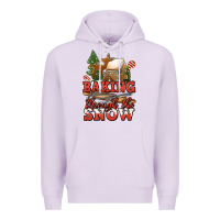 Lilac baking through the snow Premium Hoodie - Jasminsmagicworld