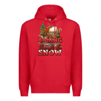 Red baking through the snow Premium Hoodie - Jasminsmagicworld