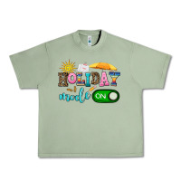 Oil Green holiday mode on Urban Heavy Tee - AdoDesignShop