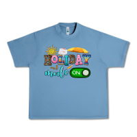 Pebble Blue holiday mode on Urban Heavy Tee - AdoDesignShop