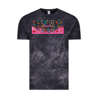 Cloud Black coffee teach repeat teacher libbey glass Vintage Tee - HRA Design Shop