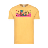 Vintage Mustard coffee teach repeat teacher libbey glass Vintage Tee - HRA Design Shop