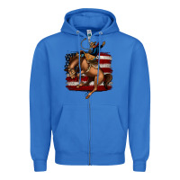 True Royal bucking bronco Zipper Hoodie - Jasminsmagicworld