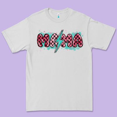 Premium Tee lightning bolt mama