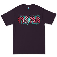 Plum lightning bolt mama Premium Tee - MaliasSmallBusiness