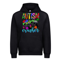 Black Autism Awareness crusher Urban Hoodie - NancyCooperArtShop