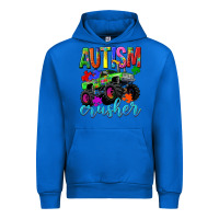 Cobalt Autism Awareness crusher Urban Hoodie - NancyCooperArtShop