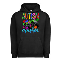 Pigment Black Autism Awareness crusher Urban Hoodie - NancyCooperArtShop