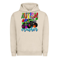 Pigment French Oak Autism Awareness crusher Urban Hoodie - NancyCooperArtShop