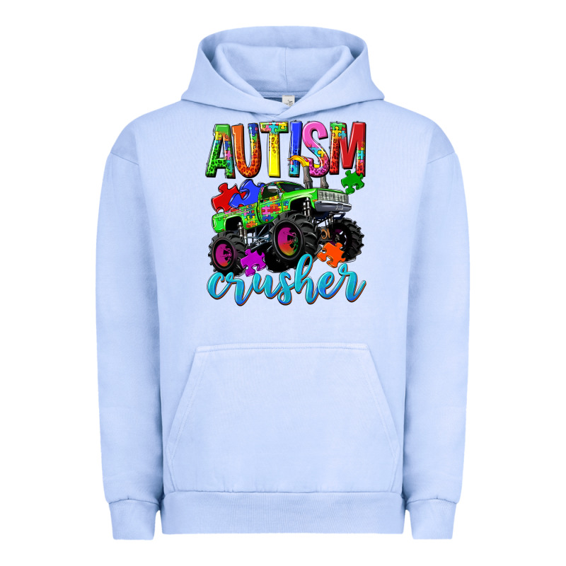 Autism Awareness Crusher Urban Hoodie by NancyCooperArtShop | Teevron