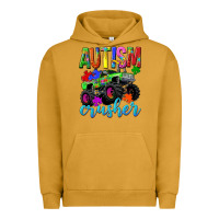 Pigment Peanut Butter Autism Awareness crusher Urban Hoodie - NancyCooperArtShop