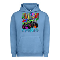 Pigment Pebble Blue Autism Awareness crusher Urban Hoodie - NancyCooperArtShop