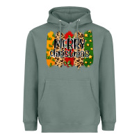Sage merry christmas brushstrokes Heavyweight Hoodie - MaliasSmallBusiness