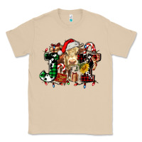 Joy And Cow Christmas Candies And Letters Classic Tee | Teevron