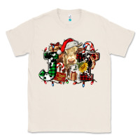 Natural joy and cow christmas candies and letters Classic Tee - AdoDesignShop