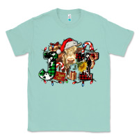 Seafoam joy and cow christmas candies and letters Classic Tee - AdoDesignShop