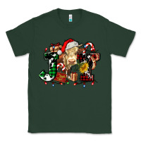 Sports Green joy and cow christmas candies and letters Classic Tee - AdoDesignShop