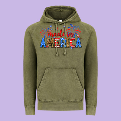 Made In America Vintage Hoodie Designed By Neo Western