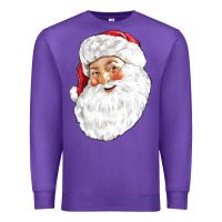 Purple Santa Premium Sweatshirt - NancyCooperArtShop