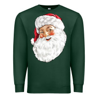 Sports Green Santa Premium Sweatshirt - NancyCooperArtShop