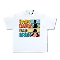 White dada daddy dad bruh Urban Heavy Tee - AdoDesignShop
