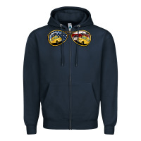 Navy bus driver american sunglasses Zipper Hoodie - Jasminsmagicworld