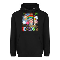 Black i love my job for all the little reasons Heavyweight Hoodie - NancyCooperArtShop