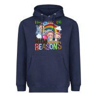 Navy i love my job for all the little reasons Heavyweight Hoodie - NancyCooperArtShop