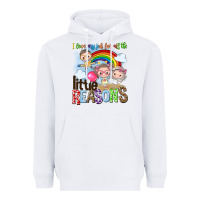 White i love my job for all the little reasons Heavyweight Hoodie - NancyCooperArtShop