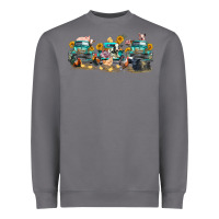 Storm western farm trucks farm animals Heavyweight Sweatshirt - FaDigitalArtStudio