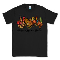 Black peace love rodeo Classic Tee - JahusDesignShop
