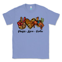 Colony Blue peace love rodeo Classic Tee - JahusDesignShop