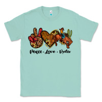 Seafoam peace love rodeo Classic Tee - JahusDesignShop