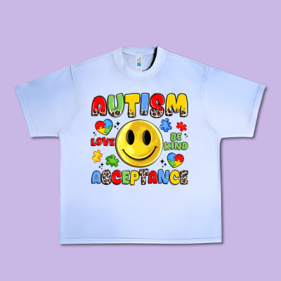 Autism Acceptance Urban Heavy Tee Designed By Jahusdesignshop