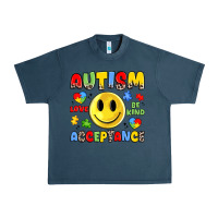 Midnight Navy autism acceptance Urban Heavy Tee - JahusDesignShop