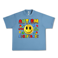 Pebble Blue autism acceptance Urban Heavy Tee - JahusDesignShop