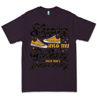 Plum stepping into my birthday with god s grace and mer Premium Tee - MaliasSmallBusiness