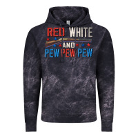 Cloud Black Red white and pew pew pew Vintage Hoodie - CowGirlArtShop