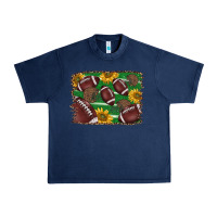 Navy American football background Urban Heavy Tee - BarkalooDesign