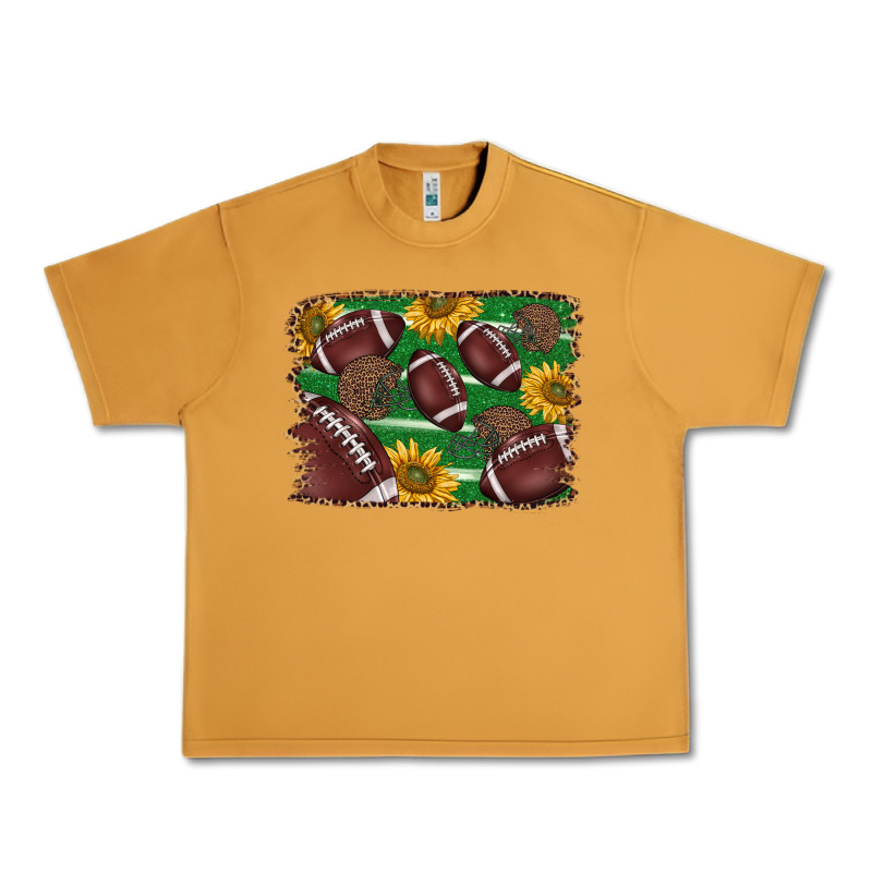 American Football Background Urban Heavy Tee by BarkalooDesign | Teevron