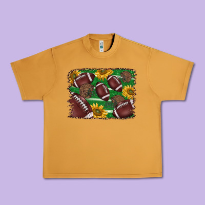 American Football Background Urban Heavy Tee Designed By Barkaloodesign