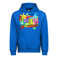 Cobalt Autism accept understand love Urban Hoodie - NancyCooperArtShop