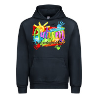 Navy Autism accept understand love Urban Hoodie - NancyCooperArtShop