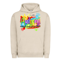Pigment French Oak Autism accept understand love Urban Hoodie - NancyCooperArtShop