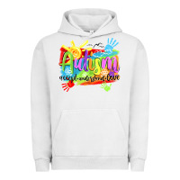 Pigment Lunar Rock Autism accept understand love Urban Hoodie - NancyCooperArtShop