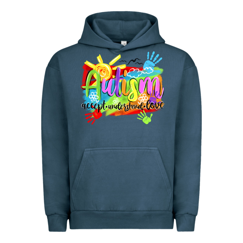 Autism Accept Understand Love Urban Hoodie by NancyCooperArtShop | Teevron