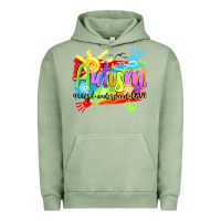 Pigment Oil Green Autism accept understand love Urban Hoodie - NancyCooperArtShop