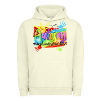 Pigment Pistachio Autism accept understand love Urban Hoodie - NancyCooperArtShop