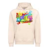 Sandshell Autism accept understand love Urban Hoodie - NancyCooperArtShop